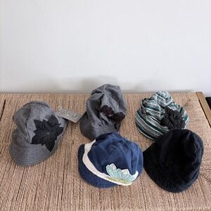 Lot of 5 Flipside Weekender Hats Cap Hats for Healing Organic Eco Made in USA